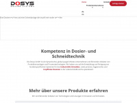 dosys-systems.com Webseite Vorschau