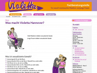 violetta-leichte-sprache.de Webseite Vorschau