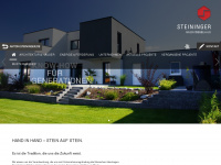 steininger-massivhaus.de Webseite Vorschau