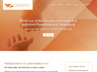 palliativmedizin-ist-lebensmedizin.de Webseite Vorschau
