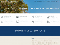 buerocenterluetzowplatz.com Webseite Vorschau