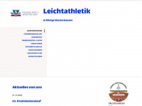 leichtathletik-kw.de Webseite Vorschau