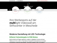 multilight.de Webseite Vorschau
