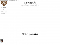 kaviaren.aplikacia.eu Webseite Vorschau