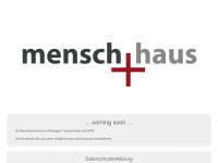 mensch-und-haus.com Webseite Vorschau
