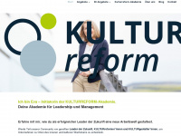kulturreform.com Webseite Vorschau