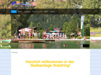 badeanlage-waidring.at Webseite Vorschau