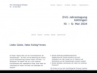 dvg-tagung-goettingen2024.de Webseite Vorschau