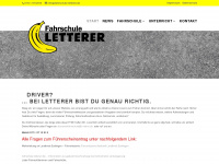 fahrschule-letterer.de Webseite Vorschau