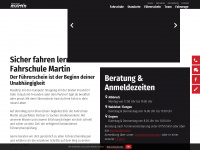 martin-fahrschule.de Webseite Vorschau