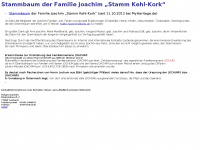 familie-joachim.de Webseite Vorschau