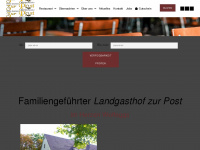 hotel-post-wolfegg.com Webseite Vorschau