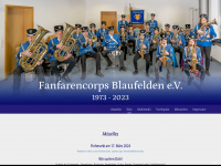 fanfarencorps-blaufelden.de Webseite Vorschau