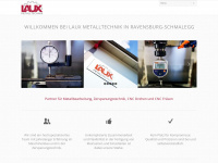 laux-metalltechnik.de Webseite Vorschau