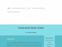 farbenland-glueck.de Webseite Vorschau