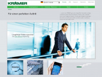 kraemer-gmbh.com Webseite Vorschau