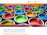 farben-trefz.de Webseite Vorschau