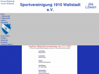 spvgg-wallstadt.de Webseite Vorschau