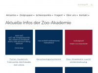 zoo-akademie.org Webseite Vorschau