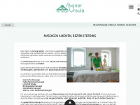 massage-alkoven.at Webseite Vorschau