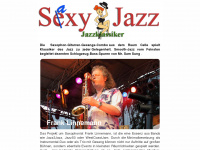 saxy-jazz.de Webseite Vorschau
