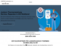 junkers-kundendienst365.at Webseite Vorschau
