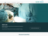 kebomed.ch Webseite Vorschau