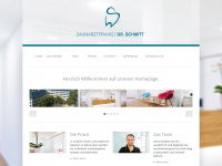 zahnarzt-schmitt.com Webseite Vorschau