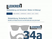 lederer.info Webseite Vorschau