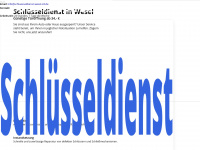 schluesseldienst-wesel-24.de Webseite Vorschau