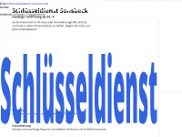 schluesseldienst-sonsbeck-24.de Webseite Vorschau