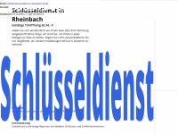 schluesseldienst-rheinbach-24.de Webseite Vorschau