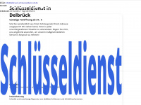 delbrueck-schluesseldienst-24.de Webseite Vorschau