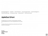 apfelgut-erfurt.de Webseite Vorschau