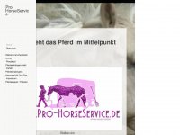 pro-horseservice.de Webseite Vorschau