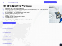 rohrreinigung-wuerzburg-pro.de Webseite Vorschau
