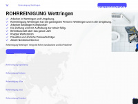 rohrreinigung-wettringen-pro.de Webseite Vorschau