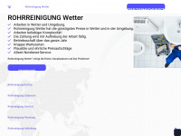 rohrreinigung-wetter-pro.de Webseite Vorschau