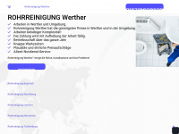 rohrreinigung-werther-pro.de Webseite Vorschau