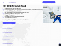 rohrreinigung-werl-pro.de Webseite Vorschau