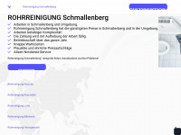 rohrreinigung-schmallenberg-pro.de Webseite Vorschau