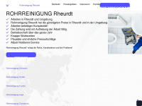 rohrreinigung-rheurdt-pro.de Webseite Vorschau