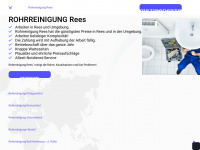 rohrreinigung-rees-pro.de Webseite Vorschau
