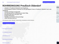 rohrreinigung-preussisch-oldendorf-pro.de Webseite Vorschau
