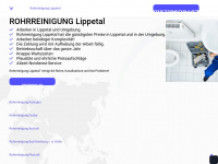 rohrreinigung-lippetal-pro.de Webseite Vorschau