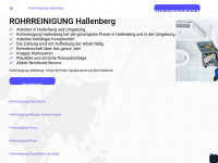 rohrreinigung-hallenberg-pro.de Webseite Vorschau