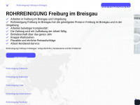 rohrreinigung-freiburg-pro.de Webseite Vorschau