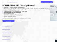 rohrreinigung-castrop-rauxel-pro.de Webseite Vorschau