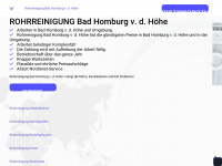 rohrreinigung-bad-homburg-pro.de Webseite Vorschau