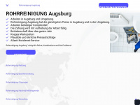 rohrreinigung-augsburg-pro.de Webseite Vorschau
